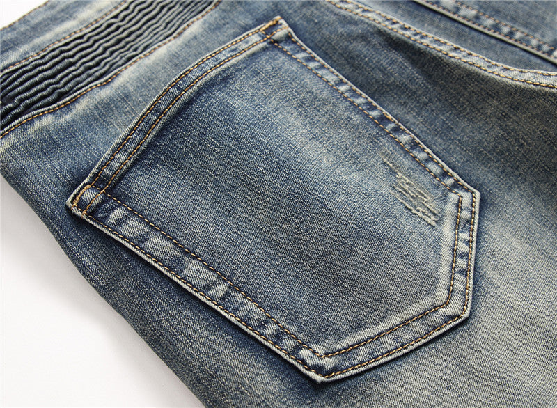 PureFusion Retro Patch Elastic Straight Skinny Jeans
