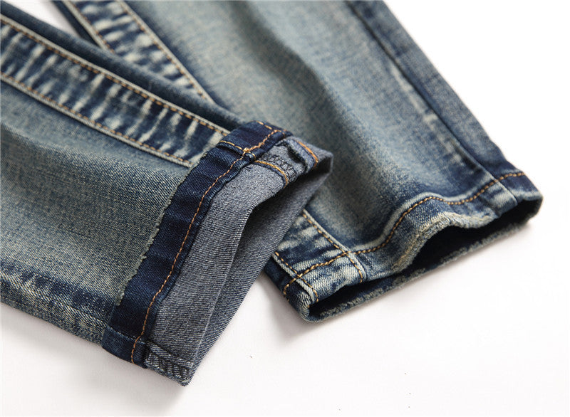 PureFusion Retro Patch Elastic Straight Skinny Jeans