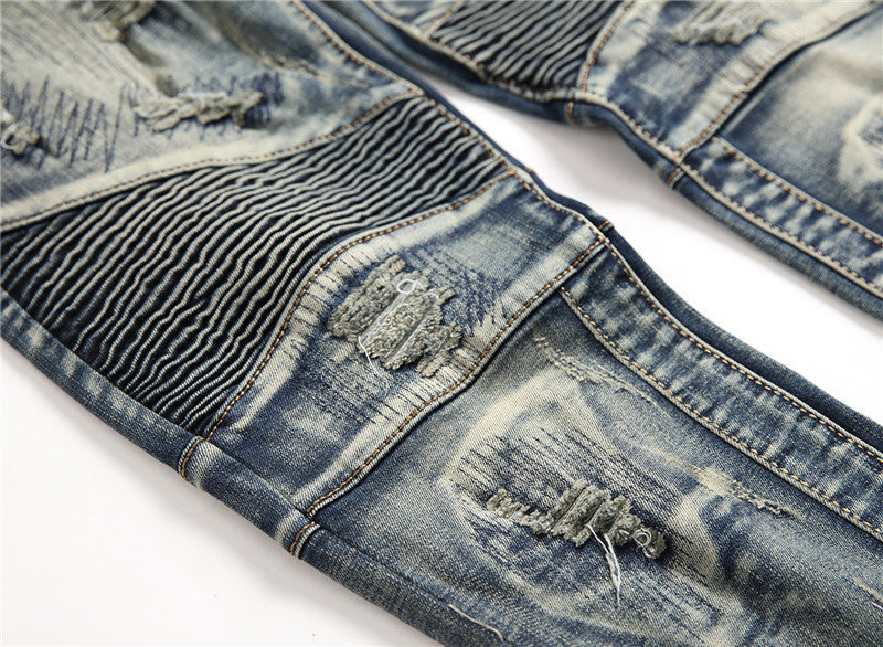 PureFusion Retro Patch Elastic Straight Skinny Jeans