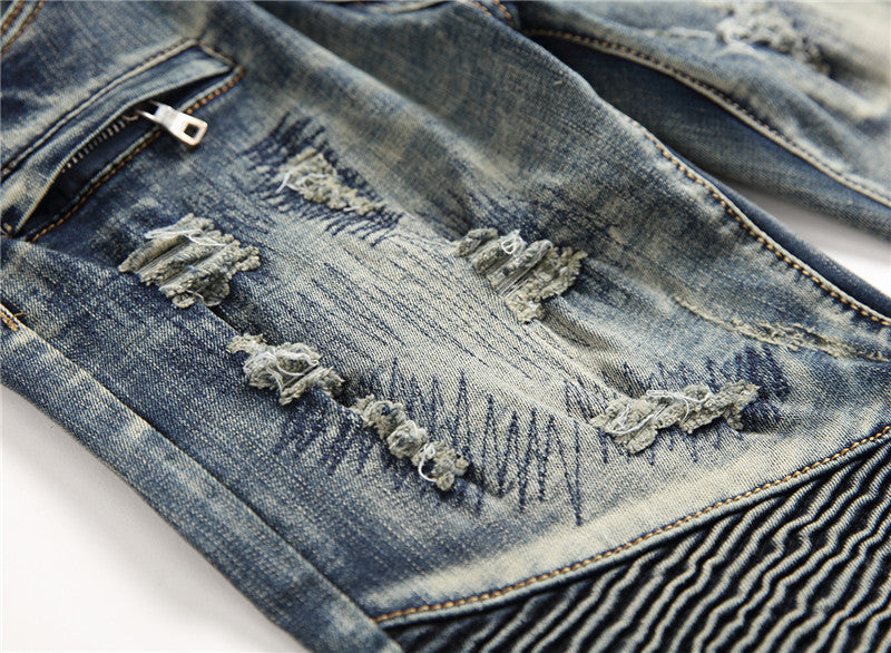 PureFusion Retro Patch Elastic Straight Skinny Jeans