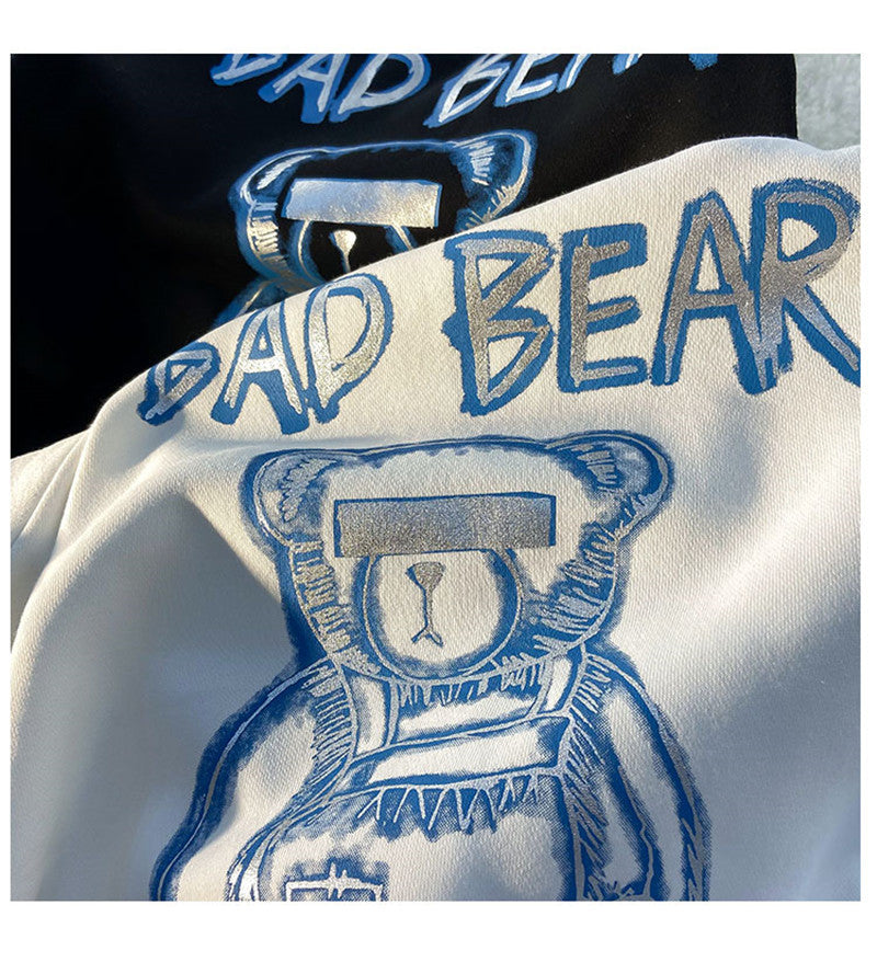 PureFusion Ocean-Grid Bear Hoodie