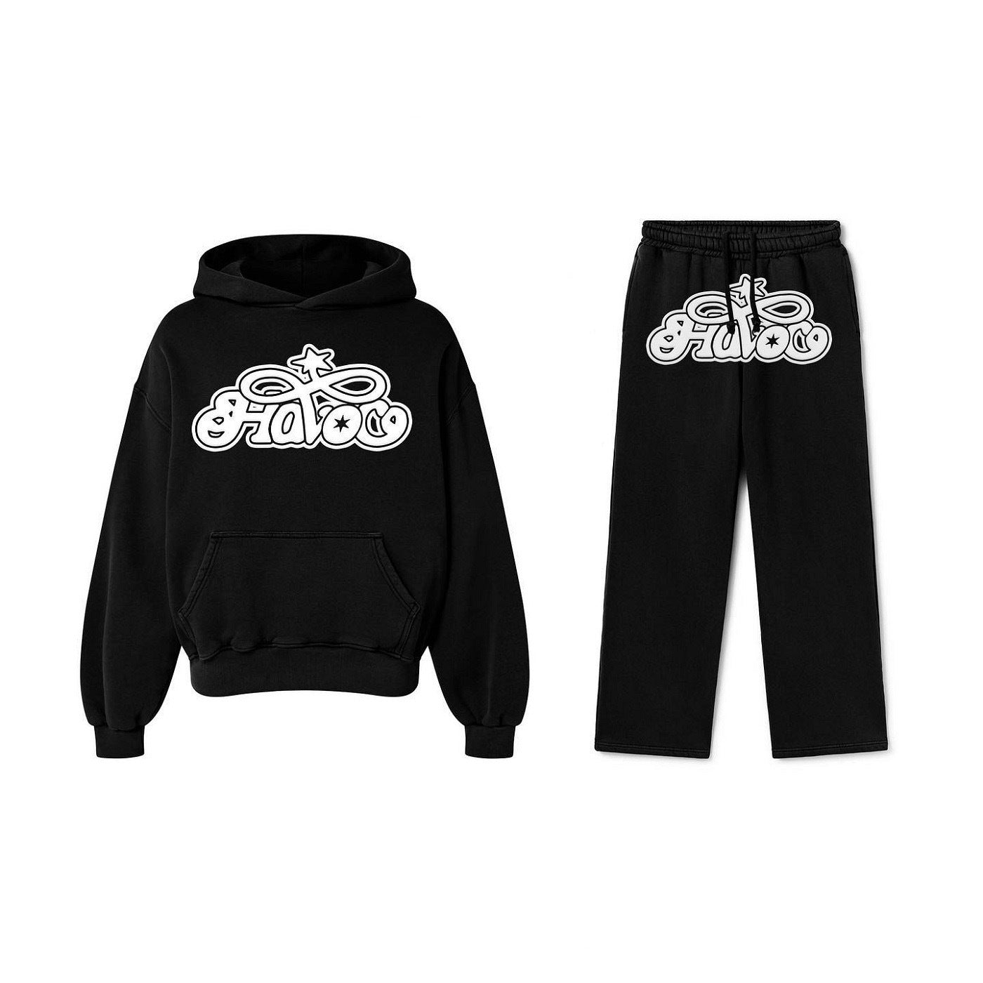 PureFusion Man Solid Color Letter Print Hoodie