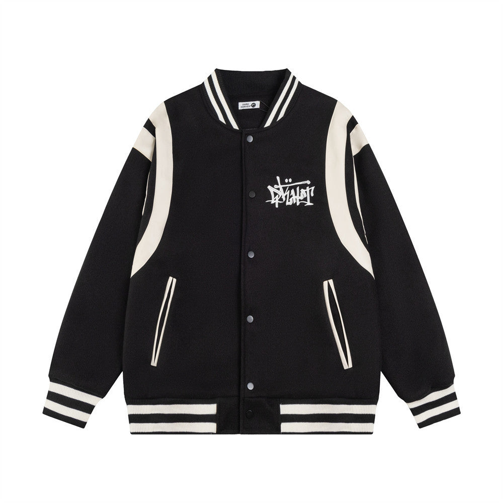 PureFusion Men’s Letter Embroidered Jacket