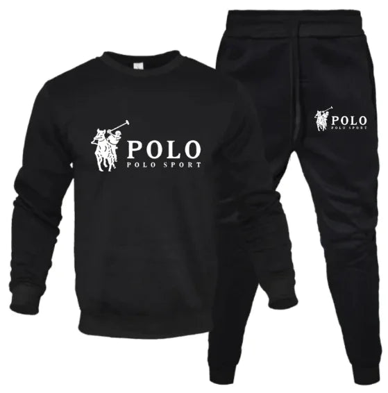 Polo Tracksuit Set with Hoodie and Pants