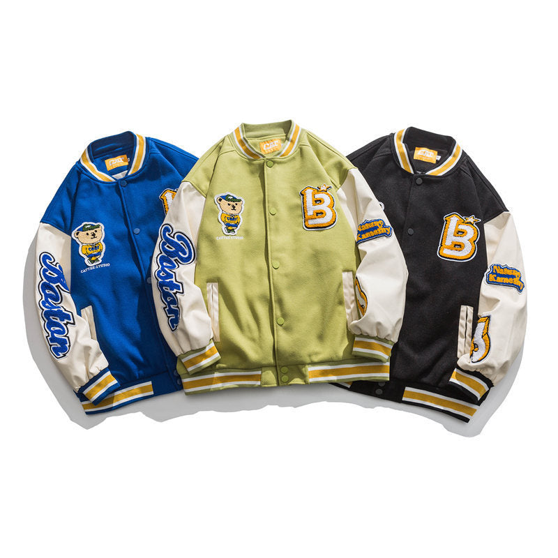 PureFusion Fashion Contrast  Patchwork Jacket Men’s