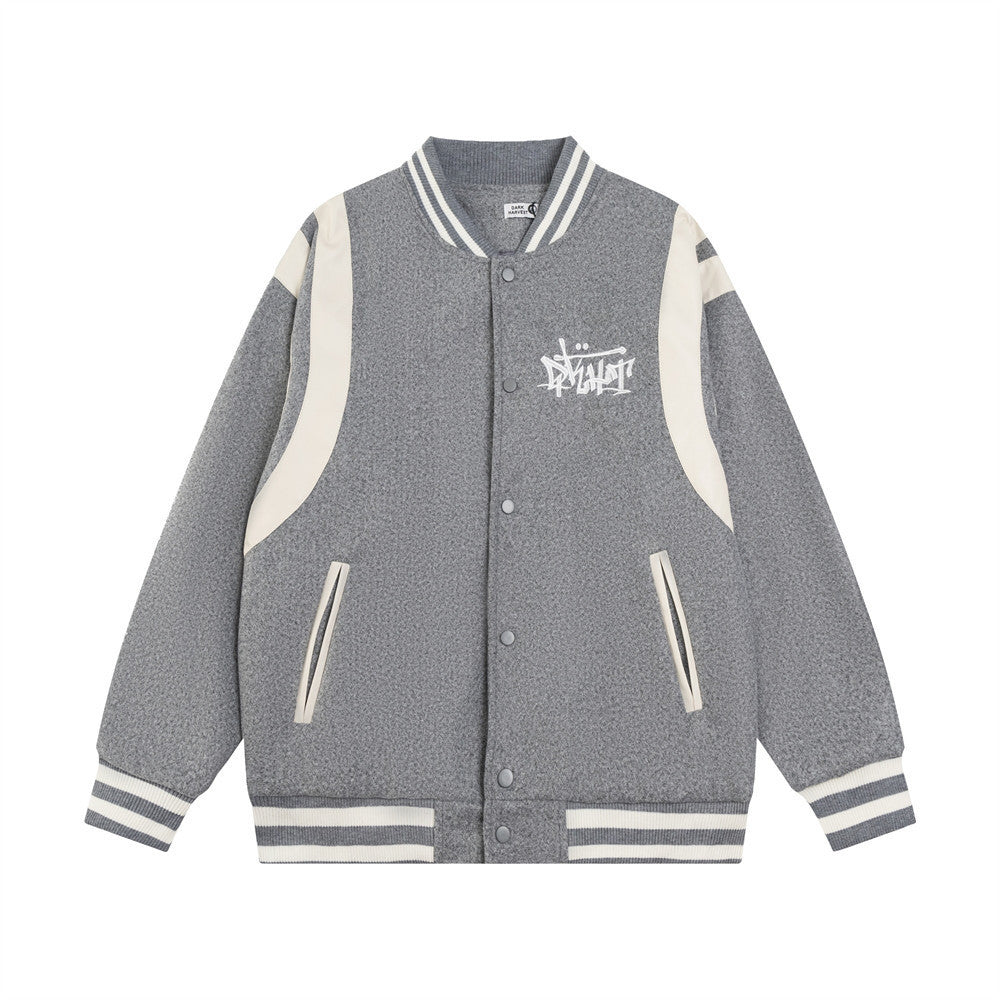 PureFusion Men’s Letter Embroidered Jacket