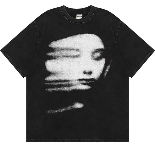 PureFusion Summer Men's Black Graphic T-Shirt