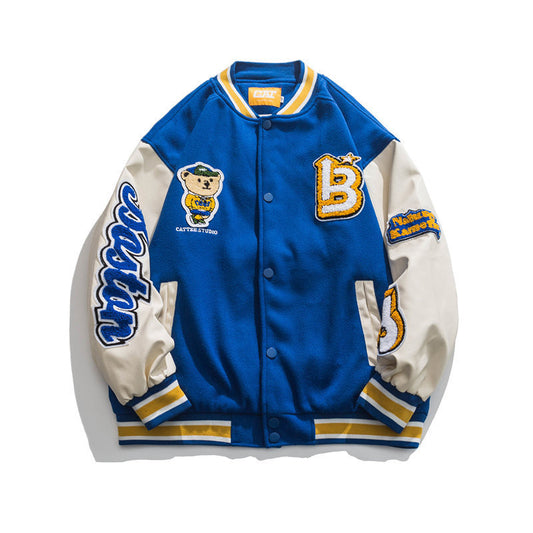 PureFusion Fashion Contrast  Patchwork Jacket Men’s
