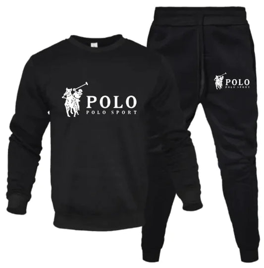 Polo Tracksuit Set with Hoodie and Pants
